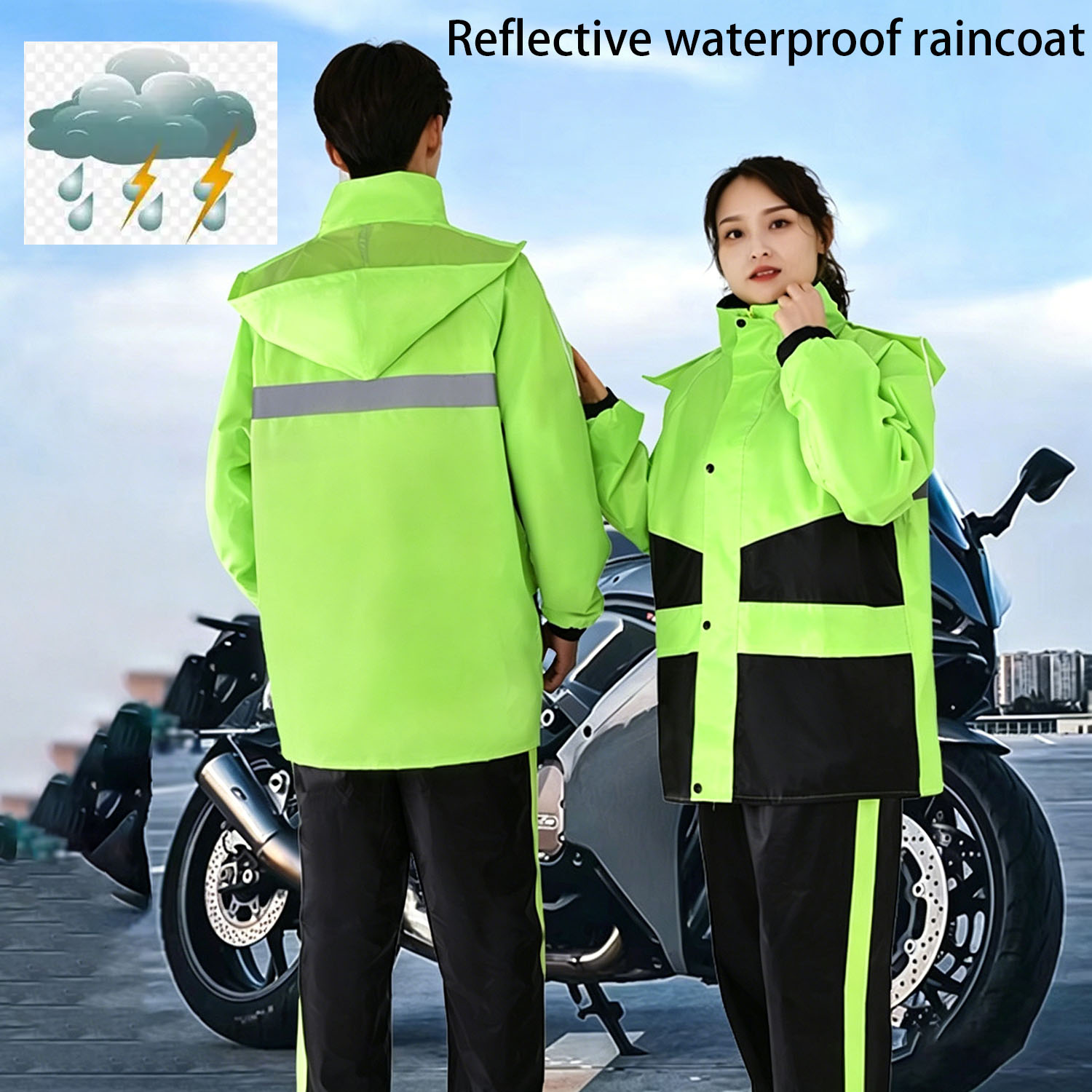 Completo Impermeabile per Moto - Motorcycle Gear Mens recensione e prezzo